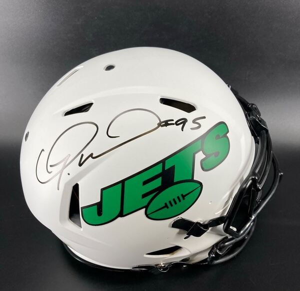 NFL - Jets Quinnen Williams Signed Authentic Lunar Eclipse Speed Helmet