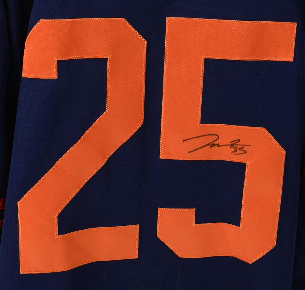 Darnell Nurse - Signed Edmonton Oilers Blue Jersey - NHL Auctions