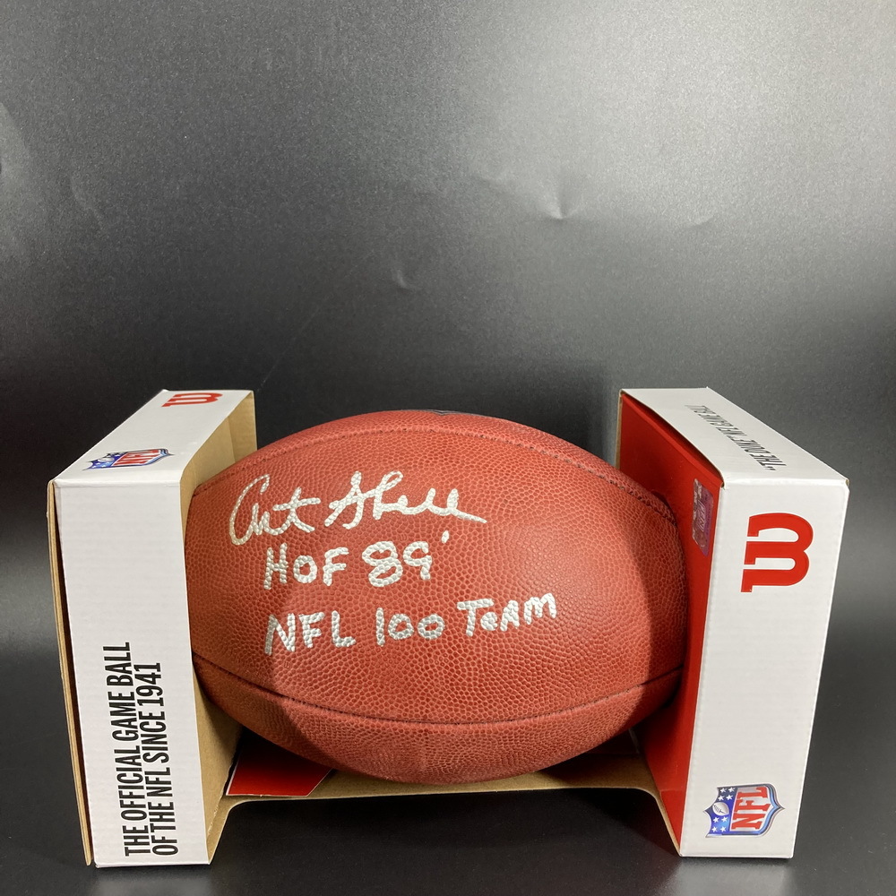 HOF Raiders Art Shell Signed Authentic Football The official