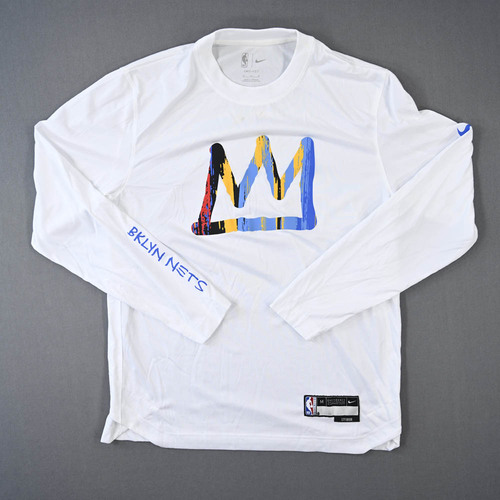 Image of Mills, Patty - Brooklyn Nets - Game-Issued City Edition Long-Sleeved Shooting Shirt - 2022-23 NBA Season