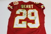 CHIEFS ERIC BERRY GAME WORN JERSEY (NOVEMBER 2013)