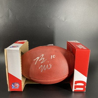 NFL - Broncos Bo Nix Signed Authentic Football