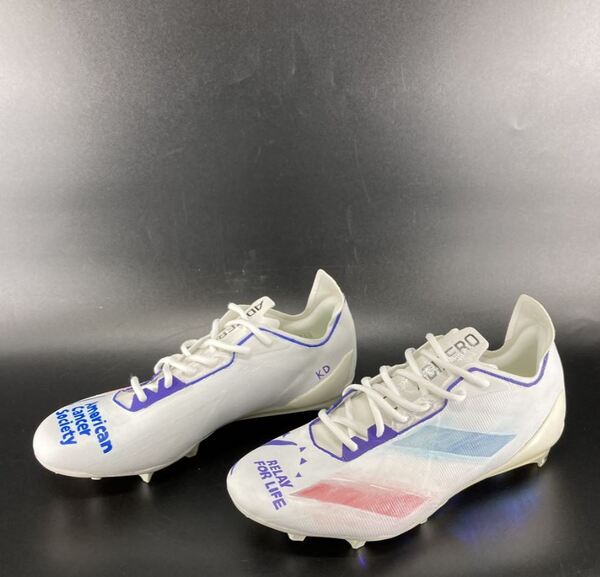 MCMC - Saints Elliot Davison Game Worn Custom Cleats 2025 Season Size 12...