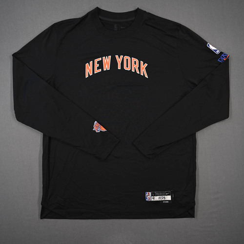 Image of Barrett, RJ - Game-Issued City Edition Long-Sleeved Shooting Shirt - 2022-23 NBA Season
