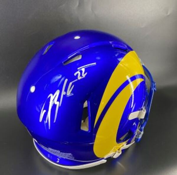NFL - Rams Blake Corum Signed Authentic Helmet