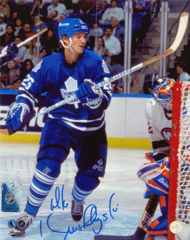 Mike Krushelnyski Signed 8x10 Unframed Leafs vs NYI