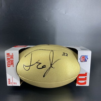 NFL - Jets Tre Jenkins Signed Gold Composite Football
