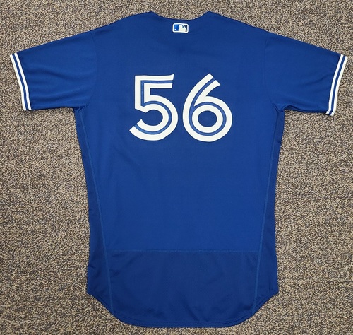 Photo of Authenticated Team Issued 2020 Spring Training Jersey: #56 Ryan Borucki. Size 46