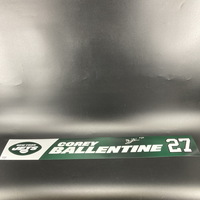 Jets - Corey Ballentine Signed Locker Name Plate