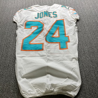 London Games - Dolphins Byron Jones Game Issued Jersey 2021 Season Size 40