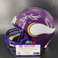 NFL - Vikings Chazz Surratt Signed Authentic Proline Helmet