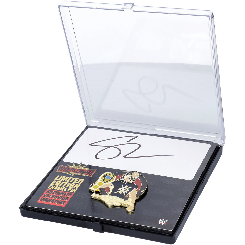 Seth Rollins WWE Autographed WrestleMania 35 Limited Edition Character
