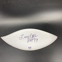 HOF - Dolphins Larry Little Signed White Panel