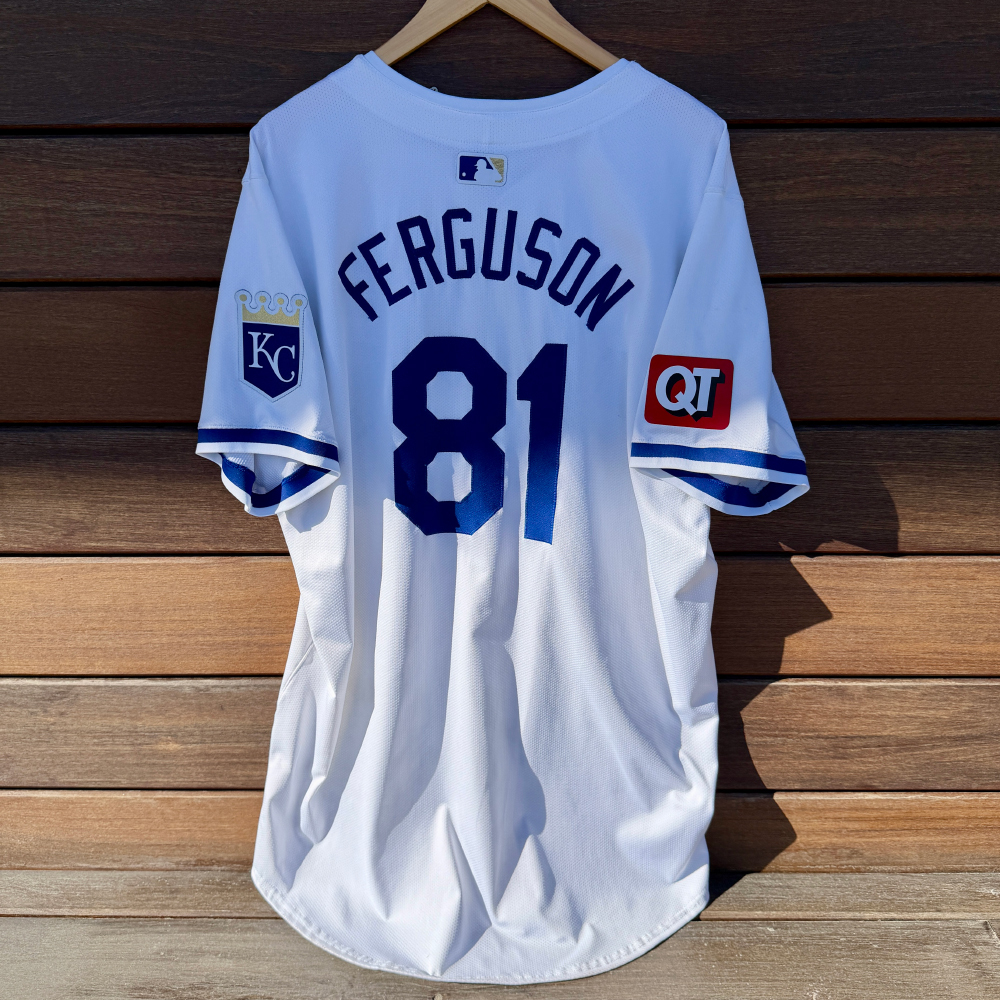 Game-Used ALDS Game 4 Jersey: Andy Ferguson #81 (NYY@KC 10/10/24 ...