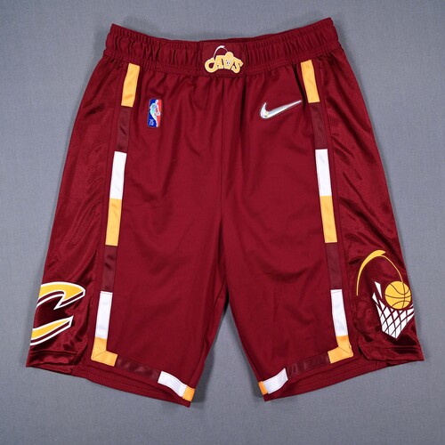 Image of RJ Nembhard - Cleveland Cavaliers - Game-Issued City Edition Shorts - 2021-22 NBA Season