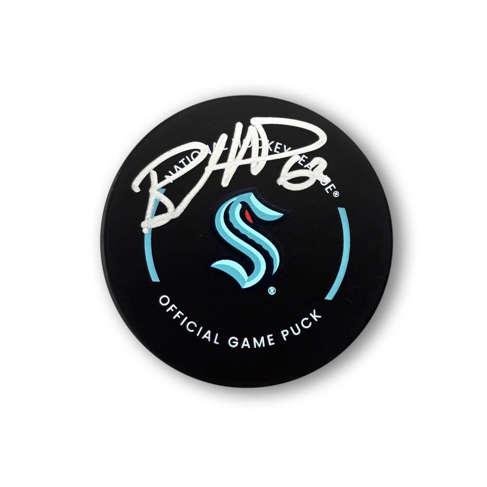 Brandon Montour Autographed Seattle Kraken Official Hockey Puck