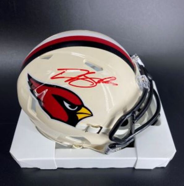 NFL - Cardinals Carson Beck Signed Retro Mini Helmet