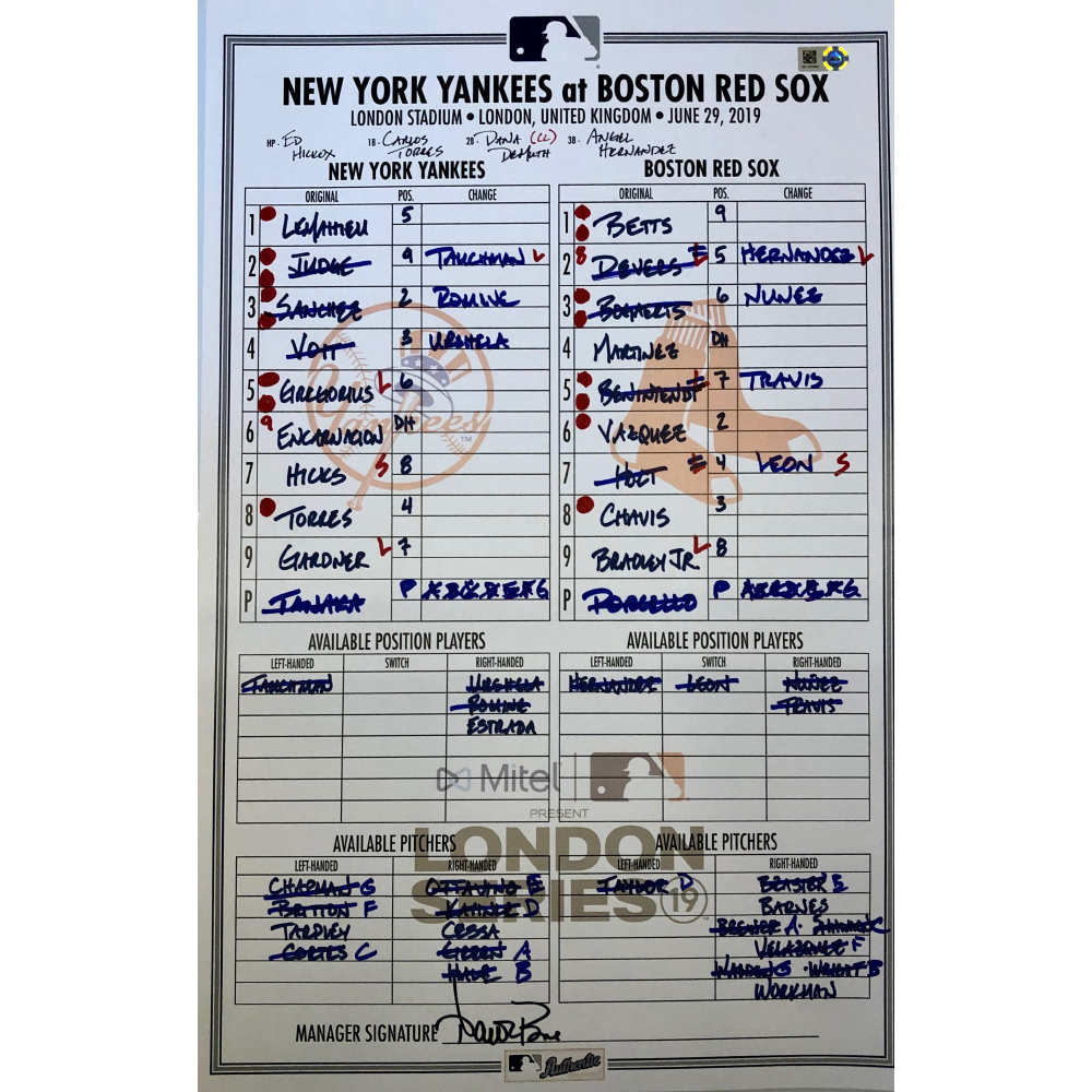 Jeu de red sox utilisé - France