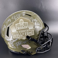 HOF - Multi Signed HOF STS feat over 10 Signatures inc.Ron Wolf, Rickey ...