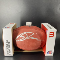 NFL - Chargers Brendan Rice Signed Authentic Football