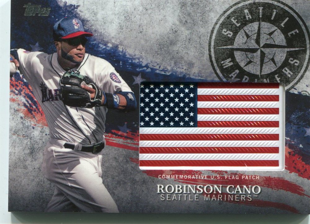 2018 Topps Independence Day U.S. Flag Relics #IDMLRC Robinson Cano