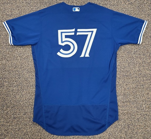 Photo of Authenticated Team Issued 2020 Spring Training Jersey: #57 Trent Thornton. Size 46