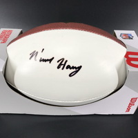 NFL - Patriots K'Neal Harry Signed Panel Ball