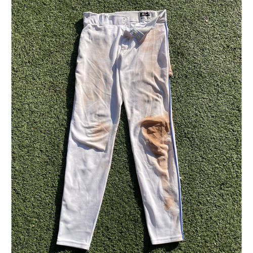 Francisco Alvarez 4 Game Used Pants Mets vs. Brewers 6/28/23