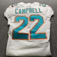 London Games - Dolphins Elijah Campbell Game Worn Jersey (10/17/21) Size 38