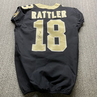 NFL - Saints Spencer Rattler Signed Authentic Jersey Size 44