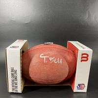 NFL - Texans Tank Dell Signed Authentic Football With Texans Logo