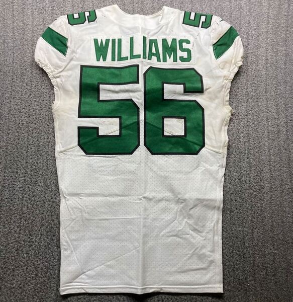 Crucial Catch - Jets Quincy Williams Game Used Jersey (Unknown Season) S...