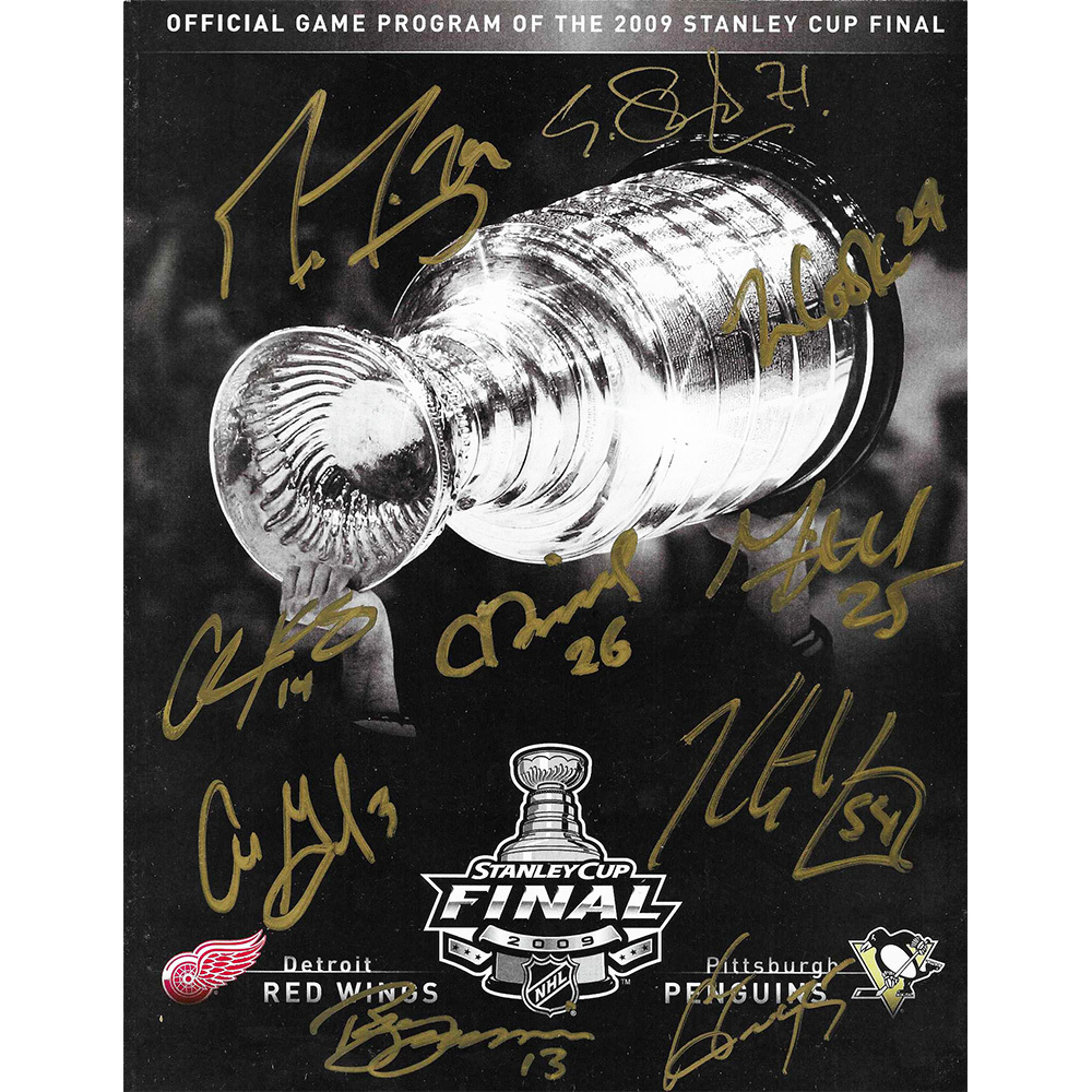 Pittsburgh Penguins Multi-Signed Official 2009 Stanley Cup Final Program