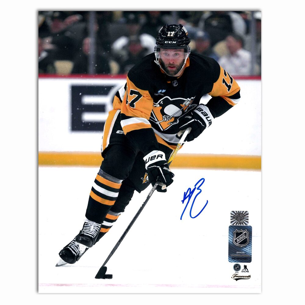 Bryan Rust Autographed Pittsburgh Penguins Home 8x10 Photo