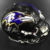 NFL - RAVENS TE HAYDEN HURST SIGNED RAVENS REVOLUTION HELMET W/81 INSCRI...