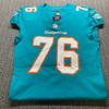 NFL - Dolphins Jonathan Woodard Game Cut Jersey Size 42