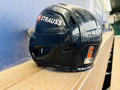 #6 Game used Space Cowboys helmet, NOT autographed.