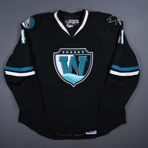 Image of Sisca, Daniel<br>Black Set 1<br>Worcester Sharks<br>2007-08<br>#41