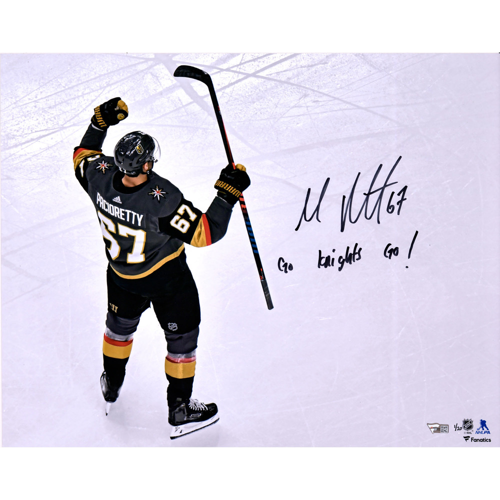 Max Pacioretty Vegas Golden Knights Autographed 16