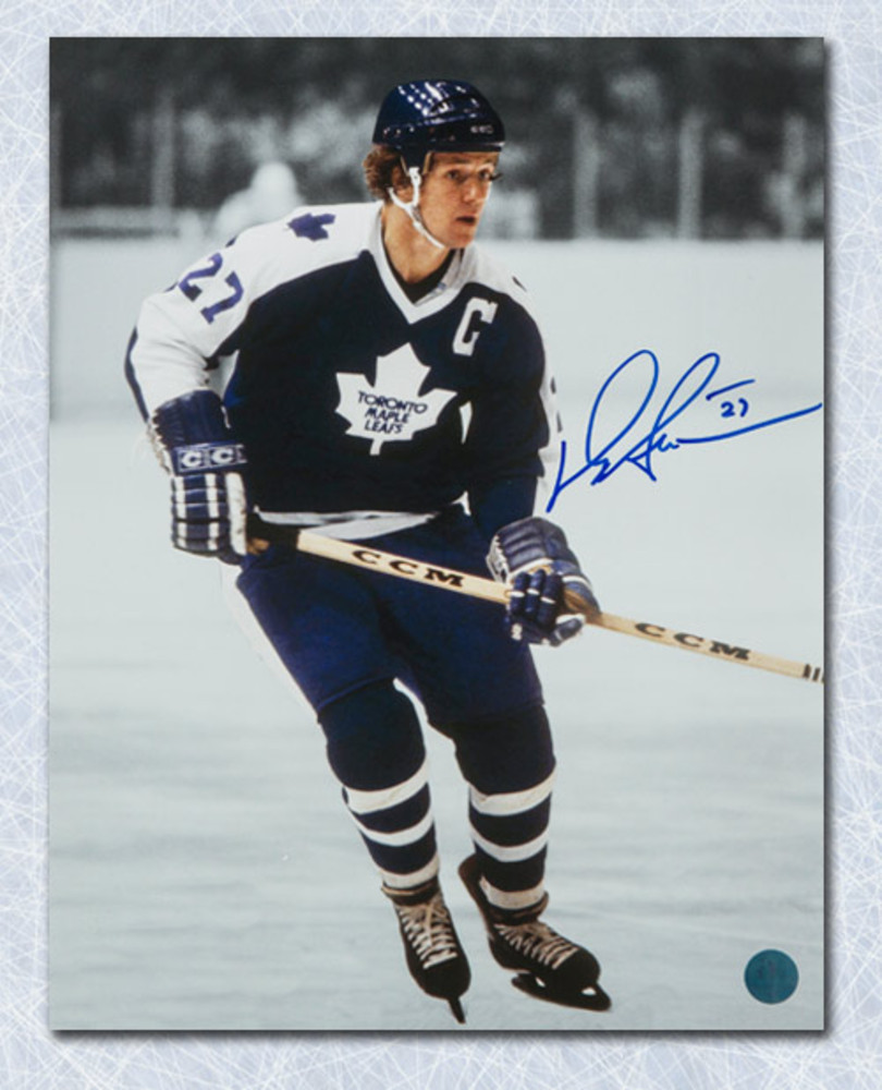 Darryl Sittler Toronto Maple Leafs Autographed Spotlight 11x14 Photo