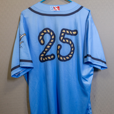 #25 Blair Henley - Hooks Rodeo Game Used Jersey | MiLB Auctions