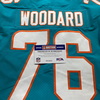 NFL - Dolphins Jonathan Woodard Game Cut Jersey Size 42