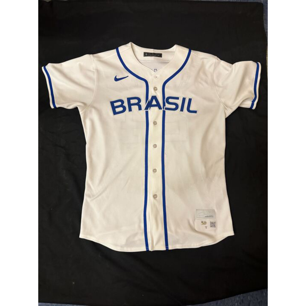 2026 World Baseball Classic - Brazil Game-Used Jersey - Lucas