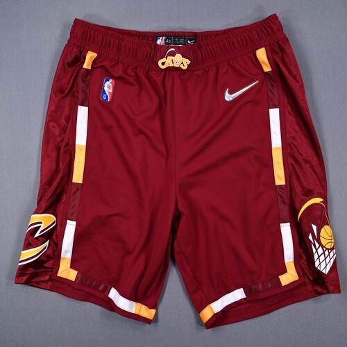 Image of Isaac Okoro - Cleveland Cavaliers - Game-Issued City Edition Shorts - 2021-22 NBA Season