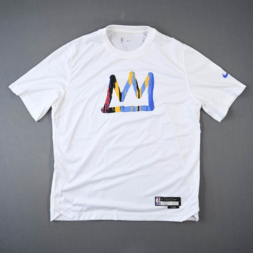 Image of O'Neale, Royce - Brooklyn Nets - Game-Issued City Edition Short-Sleeved Shooting Shirt - 2022-23 NBA Season