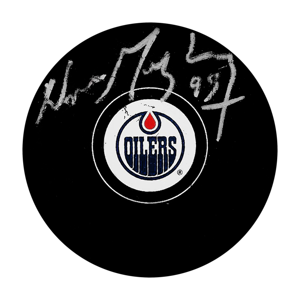 Wayne Gretzky Autographed Edmonton Oilers Puck