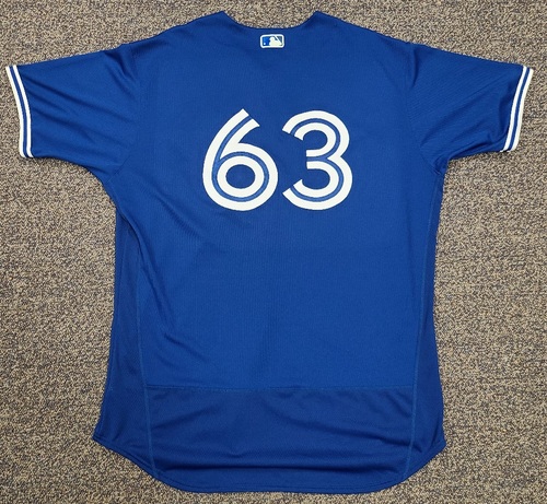 Photo of Authenticated Team Issued 2020 Spring Training Jersey: #63 Wilmer Font. Size 52