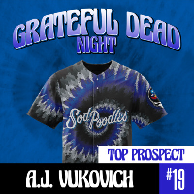 #19 A.J. Vukovich Grateful Dead Jersey 