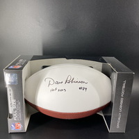 HOF - Packers Dave Robinson Signed Panel Ball with HOF 2013 Inscription ...