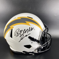 NFL - Chargers Brenden Rice Signed Authentic Lunar Eclipse Speed Helmet